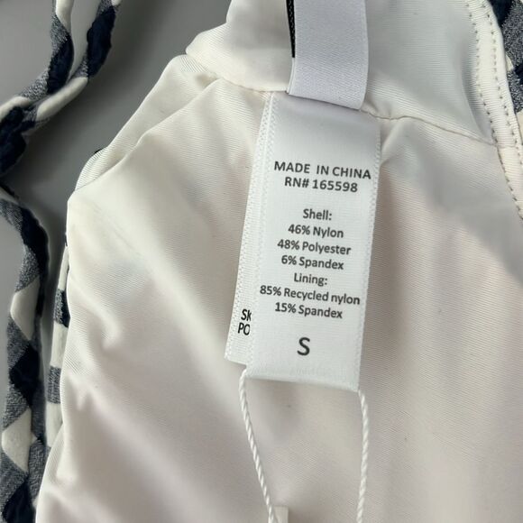 NWT Andie Swim The Amor Top and 90s High Waisted Bottom Set in Twilight Gingham - Picture 10 of 16